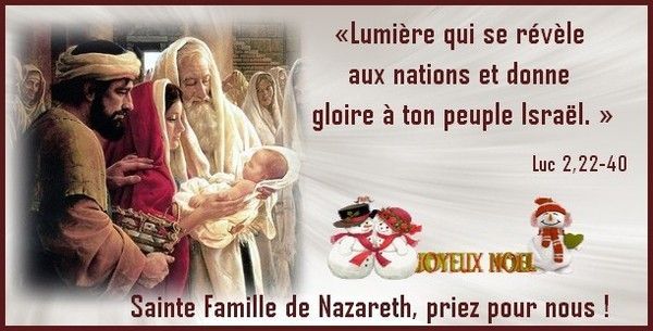 Fête de la Sainte Famille 2017